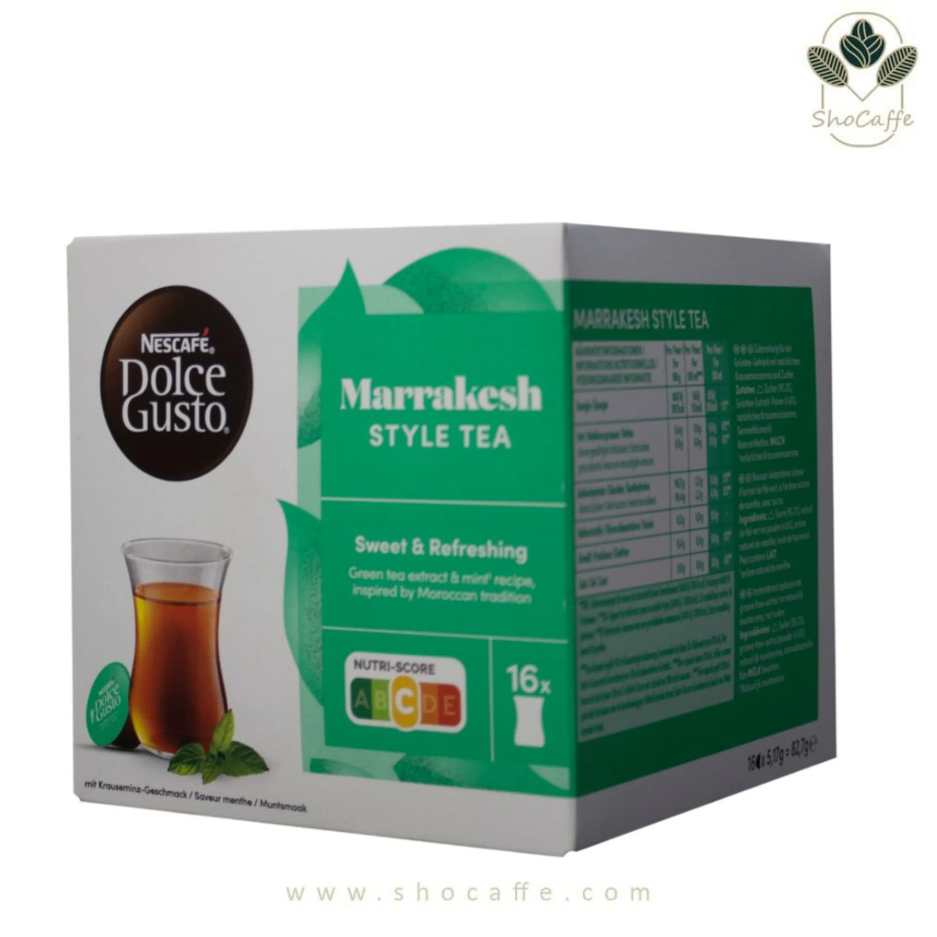 کپسول قهوه دولچه گوستو مدل چای مراکشی Marrakesh Style Tea